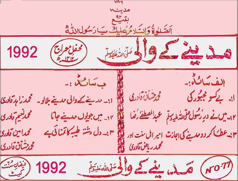 Madinay Ky Wali